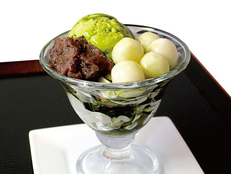 白玉抹茶パフェ